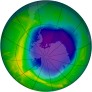 Antarctic Ozone 2009-10-09